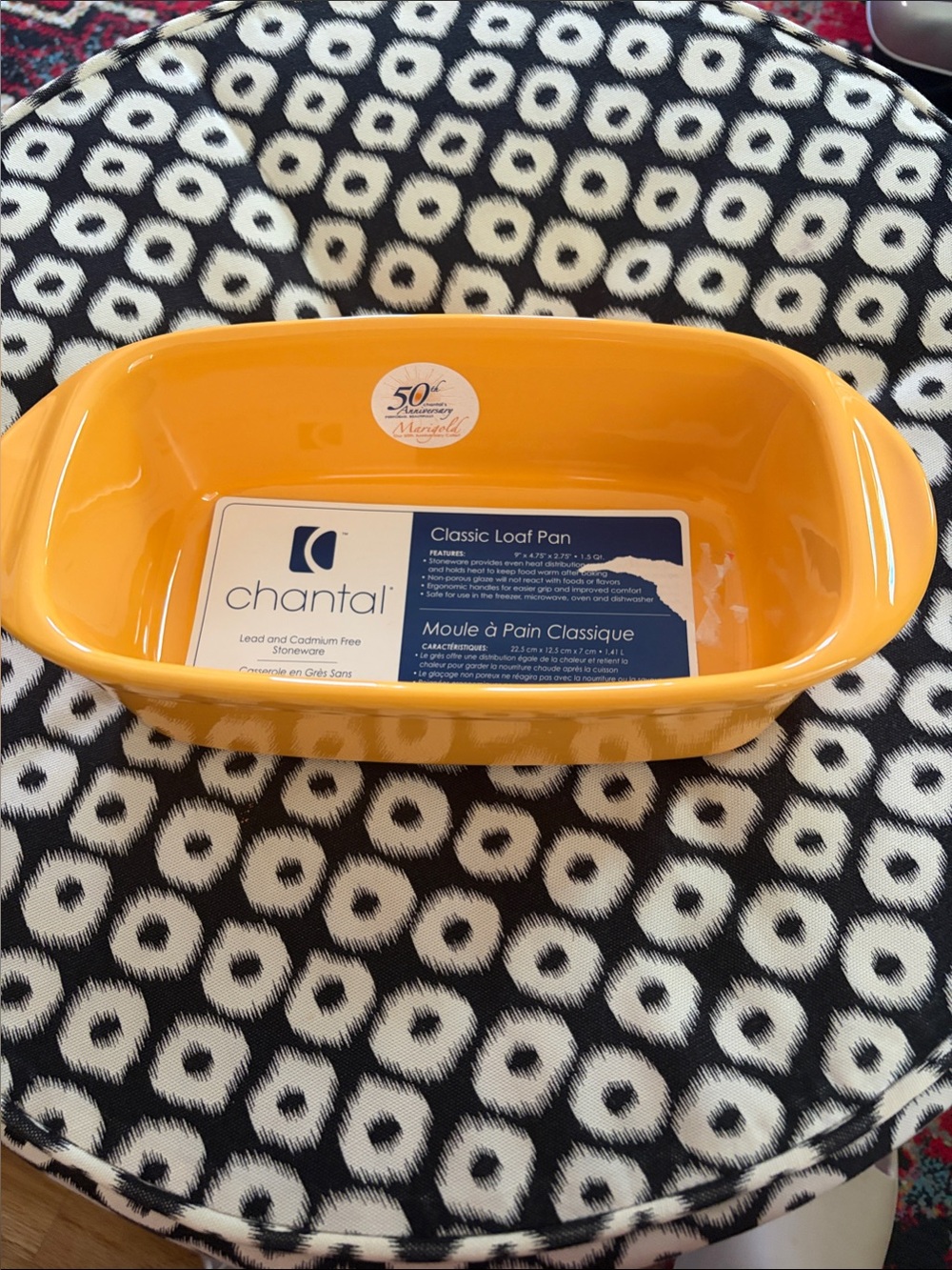 Chantal Classic Loaf Pan in Bright Yellow 🍁